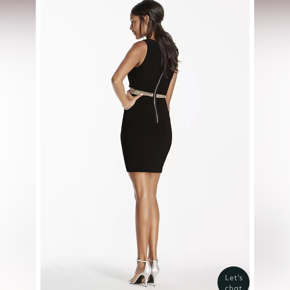 BETSY AND ADAM
Illusion Beaded Waist Tank Pop-Over Jersey Dress color nude